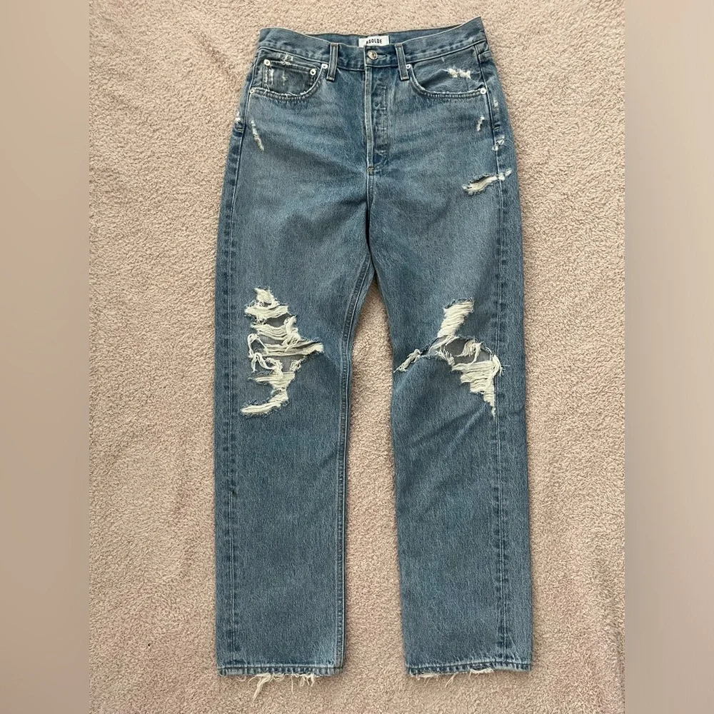 NEW AGOLDE 90’s Mid Rise Straight Fit Jeans Size 26 - Picture 5 of 10